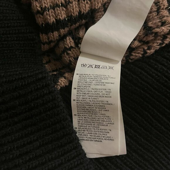 Trendyol Women's Sweater, Small, Pink and Black - Picture 8 of 8